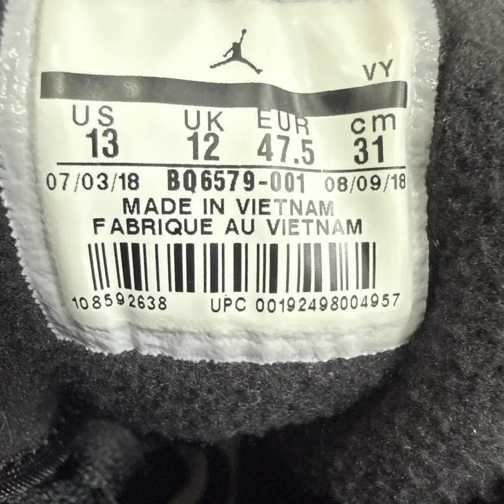 Size 13 Jordan 1 Mid Black Olive Canvas - BQ6579-001 - 2018 OG Rare